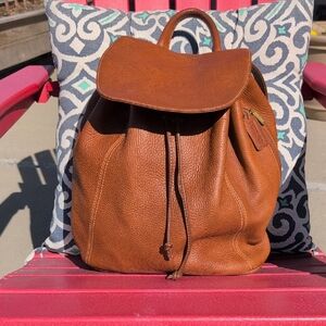 Vintage Coach Sonoma Backpack 4908 Saddle Defects